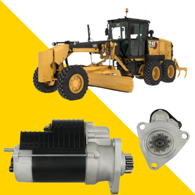 24V 10kW startmotor voor Caterpillar – OEM 0001350012 / 0001350013