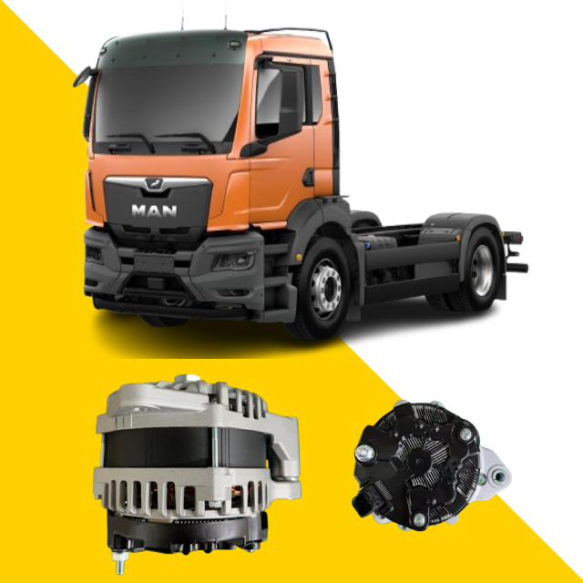 A003TV9171A alternator compatibil cu camioanele MAN TGS și TGX