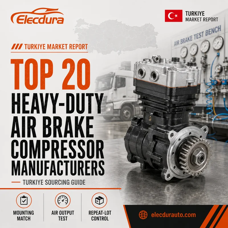20 Produsen Kompresor Rem Udara Tugas Berat Teratas di T&uuml;rkiye