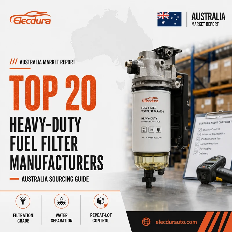 Los 20 principales fabricantes de filtros de combustible de servicio pesado en Australia