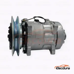 7H15 24V 1C 158 mm Wytrzymały kompresor klimatyzacji do sprzętu rolniczego Kubota wersja 24V