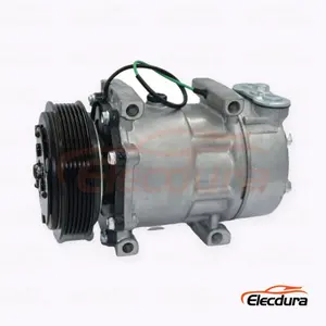 7H15 24V 6PK 119 mm para servi&ccedil;o pesado A/C Compressor para caminh&atilde;o Dongfeng Liuzhou Chenglong H7