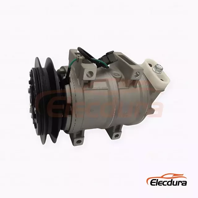 Compresor de aire acondicionado de servicio pesado de posici&oacute;n est&aacute;ndar 10K17A 24V B1 145 mm para excavadora Hitachi EX200-5