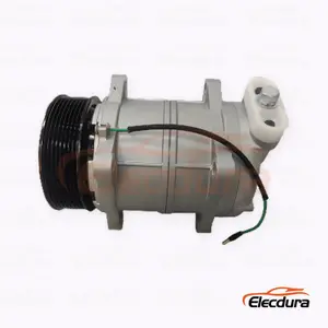 6K17B 24V PV8 119 mm nyolcf&uuml;lű nagy teherb&iacute;r&aacute;s&uacute; A/C Kompresszor XCMG 135 &eacute;p&iacute;tőipari g&eacute;pekhez