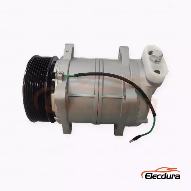 ضاغط مكيف الهواء عالي التحمل 6K17B 24V PV8 119 مم لمعدات البناء XCMG 135