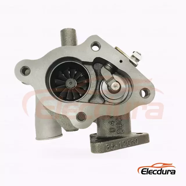 Turbosprężarka Elecdura TF035HM 49135-03130 OE ME202578 kompletny zesp&oacute;ł sprężarki i widok obudowy turbiny
