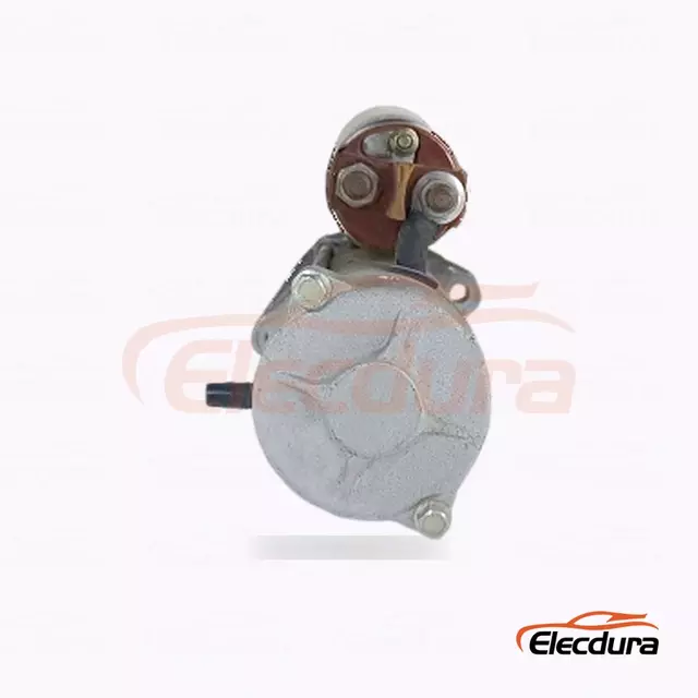 Mitsubishi-Type 12V 2,5kW 10 zubů CW start&eacute;r motoru, pohled na zadn&iacute; termin&aacute;l