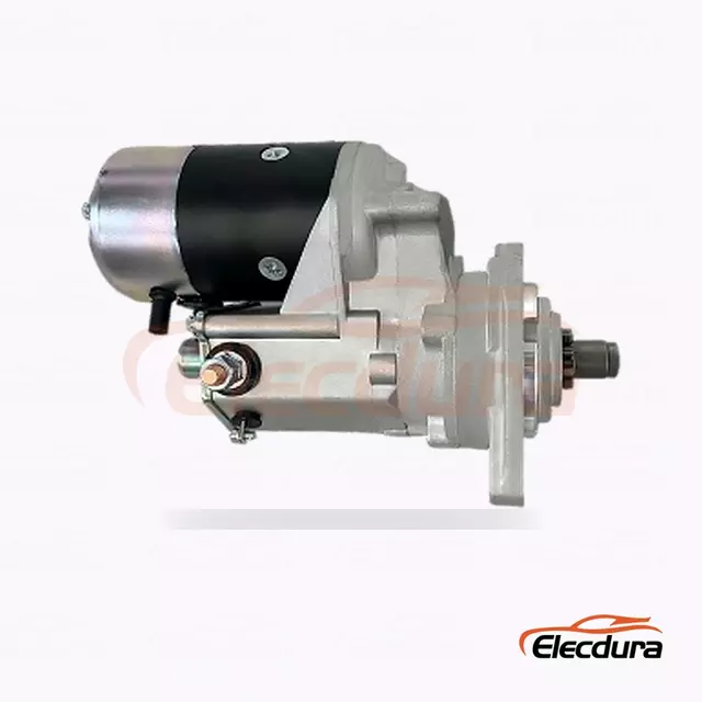 Motor de partida para servi&ccedil;o pesado S014-008, 12V 2,5kW 9 dentes, vista lateral completa