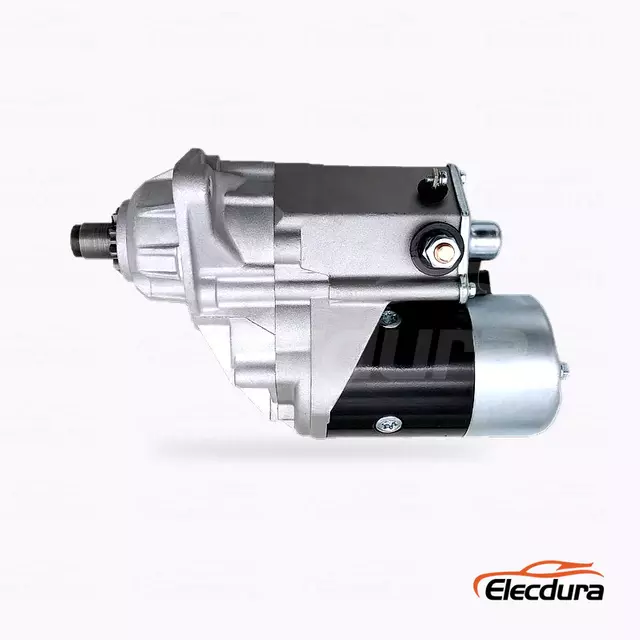 3900644 Motor de partida Komatsu S6D102 atacado 24V 10T, vista lateral completa