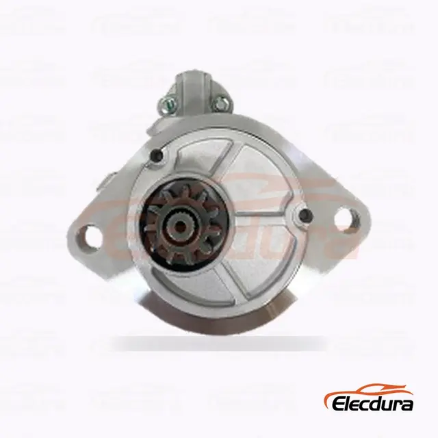 M8T87171 三菱 6D34 スターターモーター 、 24V 5 kW 11 歯、完全側面図