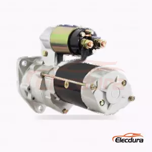 28100-1400 Motor de pornire Hino P11C DK10, 24V 4,5kW 11 dinți, vedere laterală completă