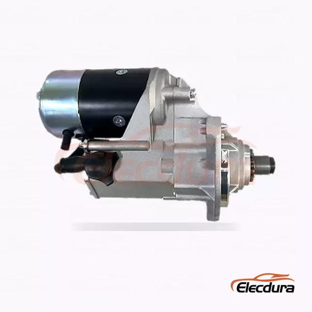 028000-6200 Isuzu 6BD1 Start&eacute;r Motor, 24V 4,5kW 11 zubů, Pohled na zadn&iacute; termin&aacute;l