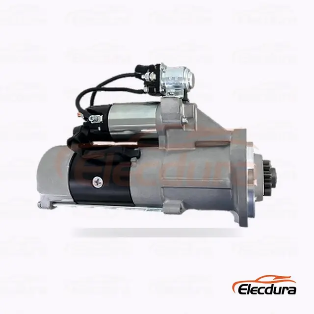 85013089 Motorino di avviamento Volvo, 24 V 5,5 kW 12 denti, vista terminale posteriore