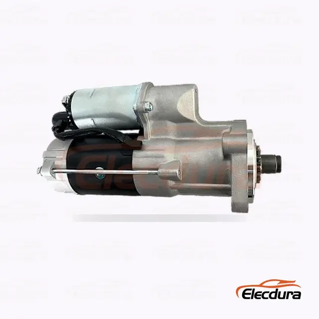 8-98054-063-0 Isuzu 4HK1 Anlasser, 24 V, 5,0 kW, 13 Z&auml;hne, Ansicht des hinteren Anschlusses