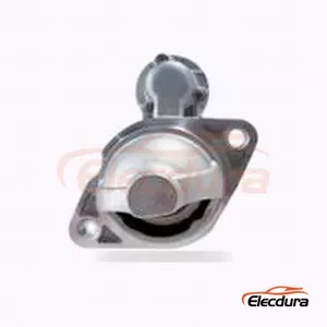 8000751 HYUNDAI-KIA スターターモーター、12V 2.2kW 9 歯、完全側面図