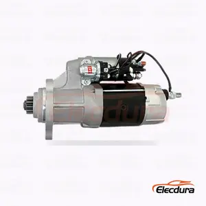 10461758 Yanmar Startmotor , 12V 3.6 kW 12 t&auml;nder, komplett sidovy