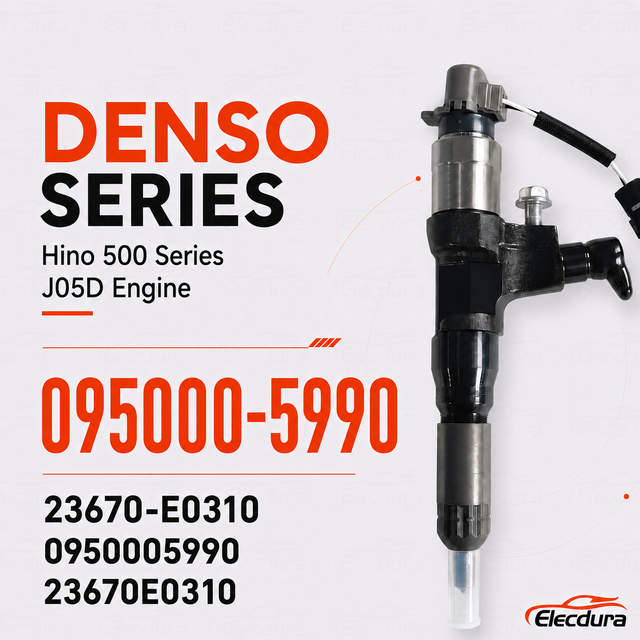095000-5990 Hino J05D 500 시리즈용 디젤 인젝터