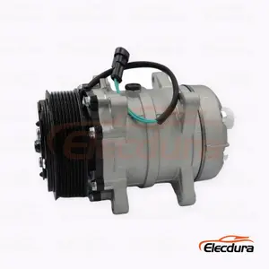 FAW Jiefang Aowei kamyon DKS 8PK versiyonu i&ccedil;in 7H15 24V 8PK 122,5 mm ağır hizmet Klima Kompres&ouml;r