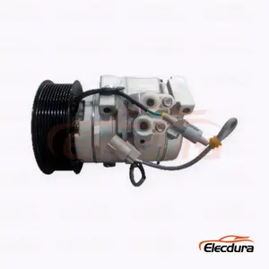 10S15C 24V PV10 130 ملم مكيف الهواء للخدمة الشاقة ضاغط لشاحنة جرار هينو
