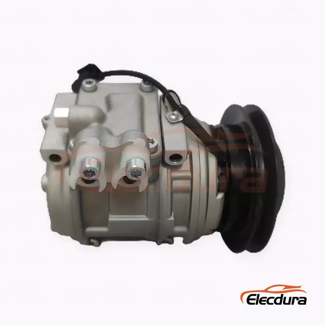 10PA15C 12V A1 142 mm R134a พอร์ตคอมเพรสเซอร์ A/C สำหรับงานหนักสำหรับ SDLG 660 / 665F รถขุด