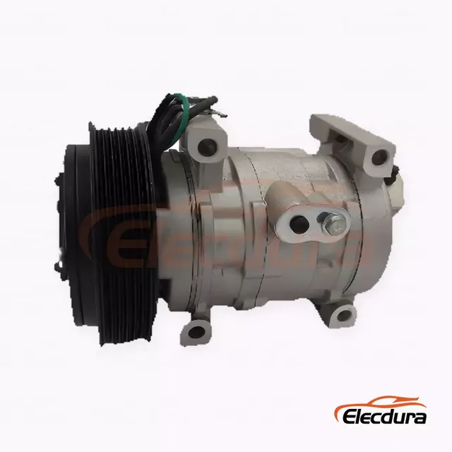 10S13A 24V PV6 128 มม.Heavy-Duty A/C คอมเพรสเซอร์สำหรับ JAC รถบรรทุก Yunnei D19 เครื่องยนต์