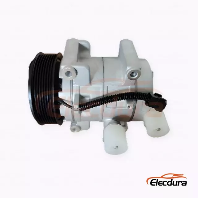 Compresor de aire acondicionado de alta resistencia HD15 24V PV8 119 mm para cami&oacute;n Dongfeng Tianlong KL
