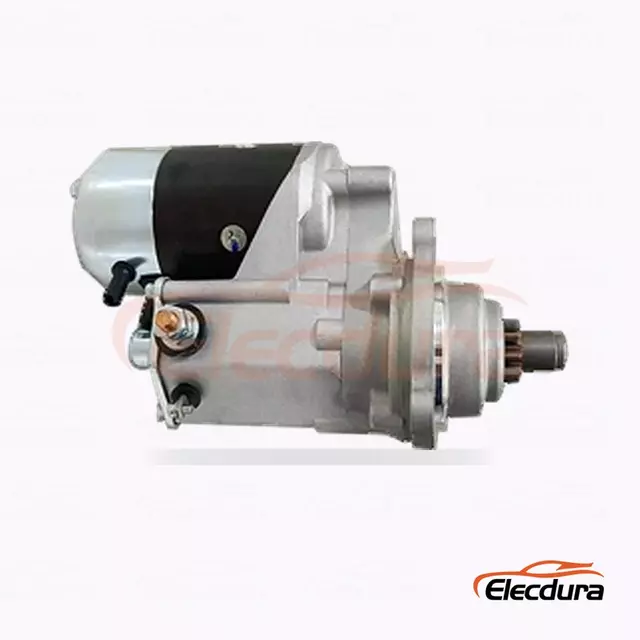 Motor de arranque tipo Denso de 24 V, 4,5 kW, 9 dientes CW, variante A, vista lateral completa