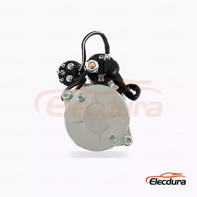 Motor de arranque Cummins QSF3.8 XE155D XE135 24V 5.0kW 10 dientes CW | Suministro mayorista, vista de la terminal trasera