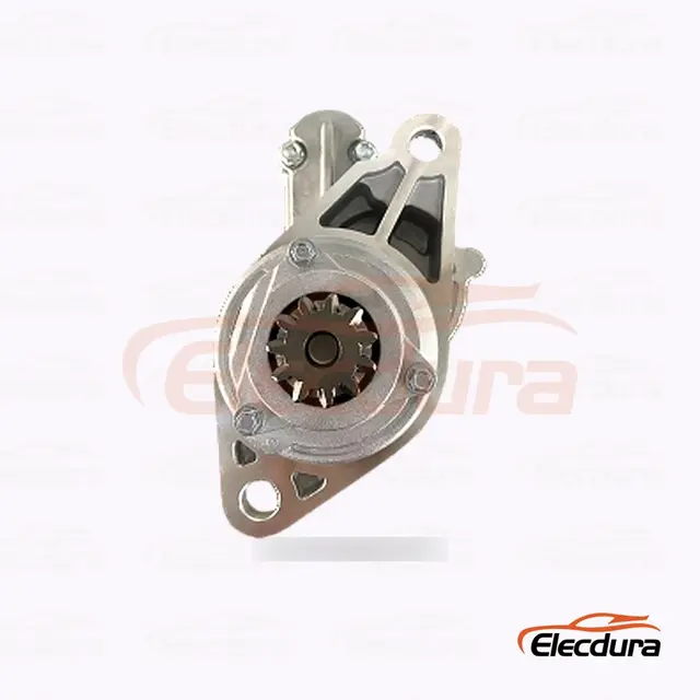 S25-163A Hitachi-type startmotor, 24V 3,5kW 11 t&aelig;nder, komplet set fra siden
