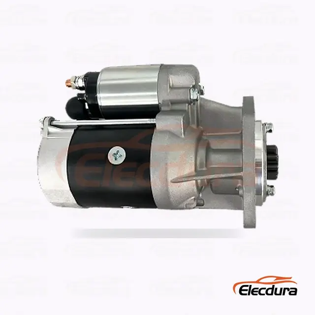 S13-561VM Tipo Hitachi Motorino di avviamento , 12V 2,8 kW 10 denti, vista terminale posteriore