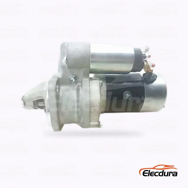 121254-77010 Yanmar 4T95 12V 2.5 kW 15T มอเตอร์สตาร์ท ขายส่ง วิวข้างสมบูรณ์