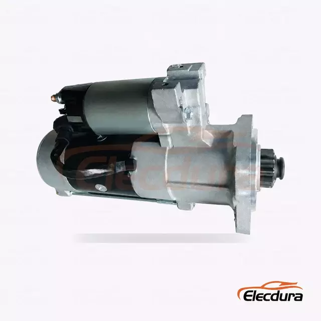 M2T86071 Motor de arranque TDCi para Ford Ranger 2.2L y 3.2L, 12V 2.6kW 12 dientes, vista lateral completa
