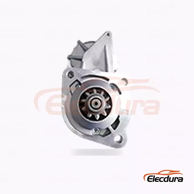 228000-6870 D&eacute;marreur de tracteur Case s&eacute;rie MX, 12 V 4,0 kW 10 dents, vue du terminal arri&egrave;re