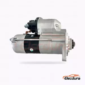 28100-78150 Toyota 丰田中巴考斯特 日野300 Starter Motor, 12V 3.0kW 11 Gigi, Tampak Samping Lengkap