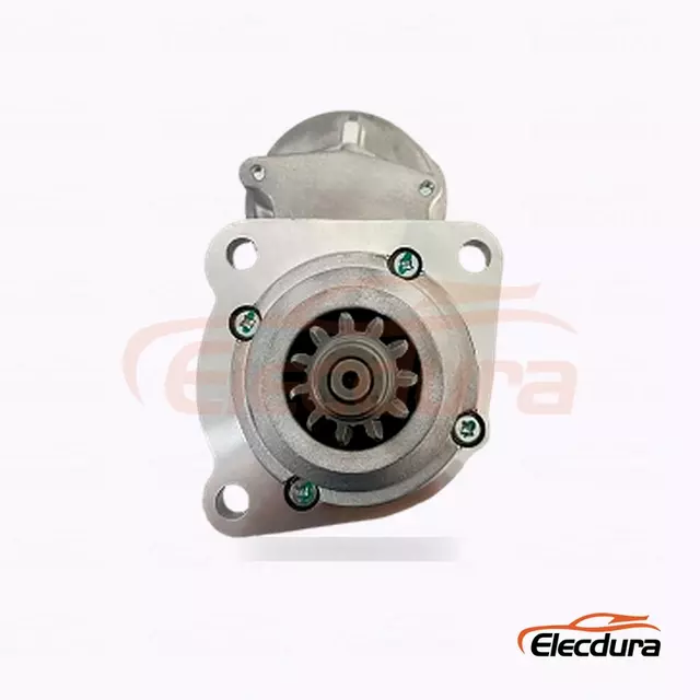 128000-7600 Volvo FL6 lastbilstartermotor, 24V 4,0kW 11 t&aelig;nder, komplet set fra siden