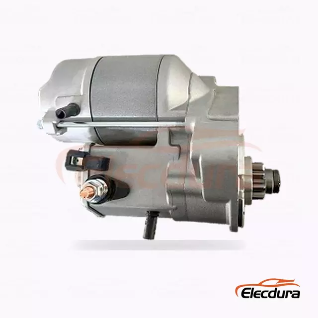 1280009190 Motor de arranque Toyota Previa y Estima, 12 V, 1,4 kW, 9 dientes, vista del terminal trasero