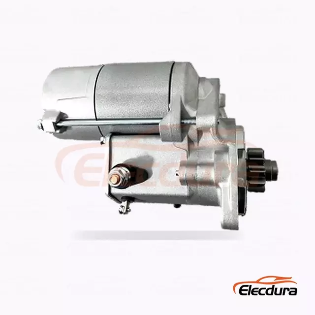 19648 Kubota F2803 มอเตอร์สตาร์ทดีเซลอุตสาหกรรม, 12V 2.0kW 11 ฟัน, มุมมองเทอร์มินัลด้านหลัง