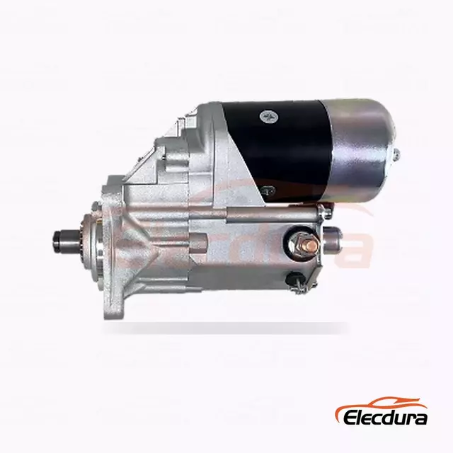 128000-1060 Caterpillar startmotor, 12V 2,5kW 10 tanden, compleet zijaanzicht