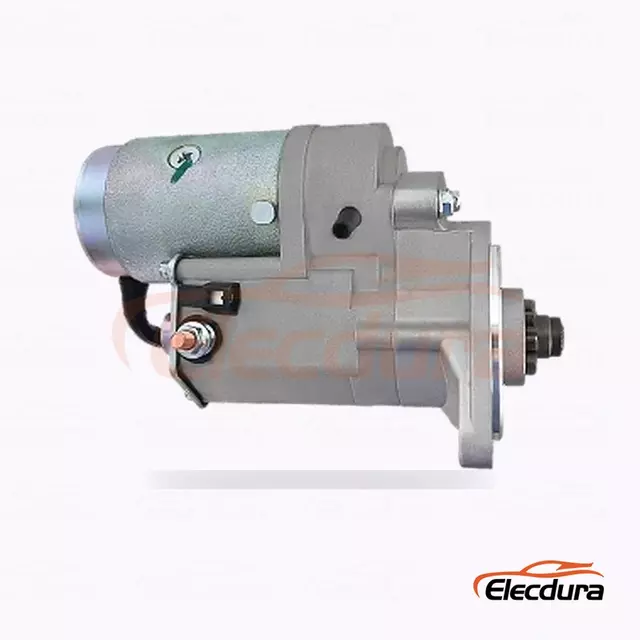 581100-1280 Isuzu 4BA1 Marş Motoru, 24V 3.5kW 9 Dişli, Komple Yan G&ouml;r&uuml;n&uuml;m