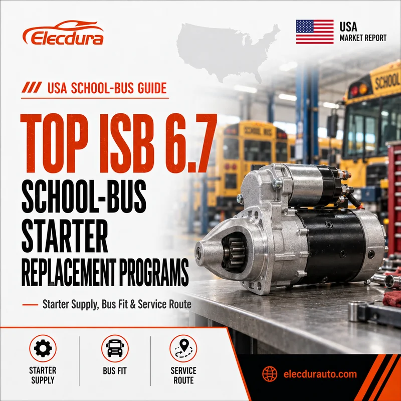 Top-ISB 6.7-Schulbus-Starter-Ersatzprogramme in den USA