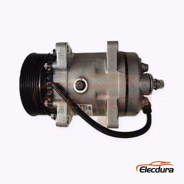 Yuchai 11N0Q1 motor uygulaması i&ccedil;in 5H14 24V 8PK 119 mm Ağır Hizmet Klima Kompres&ouml;r&uuml;