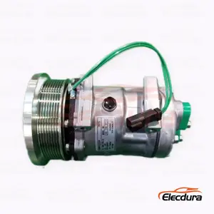 7H15 24V 8PK 133 mm f&ouml;r tunga fordon A/C Kompressor f&ouml;r Daewoo DX200-9CN gr&auml;vmaskin