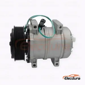 Dongfeng Tianlong kamyon DKS 8PK versiyonu i&ccedil;in 7H15 24V 8PK 122,5 mm ağır hizmet klima Kompres&ouml;r