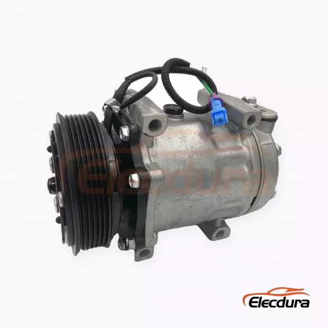 Compressore A/C per carichi pesanti 7H15 24V 6PK 119 mm per camion XCMG Hanfeng G7