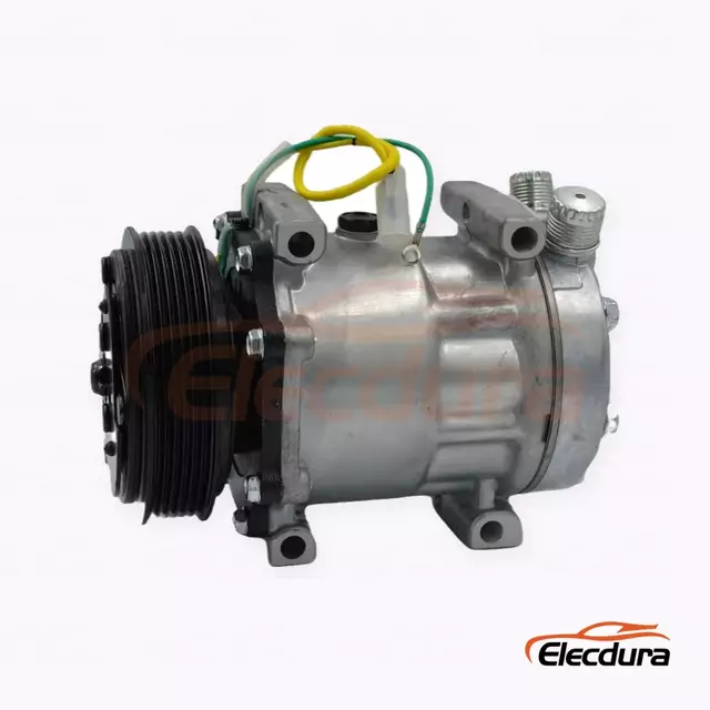 Compresor de aire acondicionado de servicio pesado 7H15 24V 6PK para Liebherr y Tongli