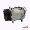 V5 24V 6PK 120 ملم للخدمة الشاقة مكيف الهواء ضاغط لشاحنة شكمان ديلونج