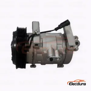10S13A 12V PV6 128mm งานหนัก A/C คอมเพรสเซอร์ สำหรับรถบรรทุก JAC พร้อมเครื่องยนต์ Yunnei D19