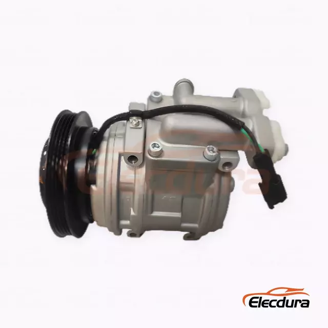 Compressore A/C per carichi pesanti con copertura lunga 10PA15C 24 V PV4 da 130 mm per Daewoo/Doosan DH220-5