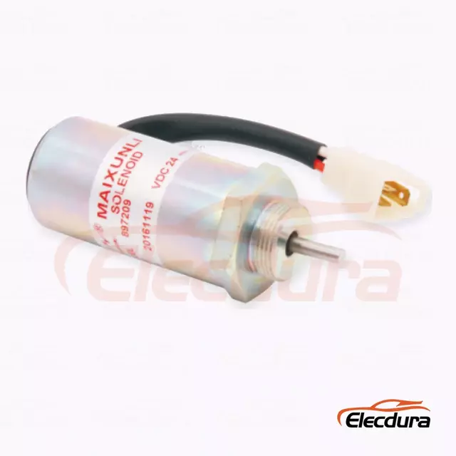Solenoid Pematian Bahan Bakar 897209-1152 MV2-40 untuk ekskavator Hitachi EX4U, EX40U, dan EX55