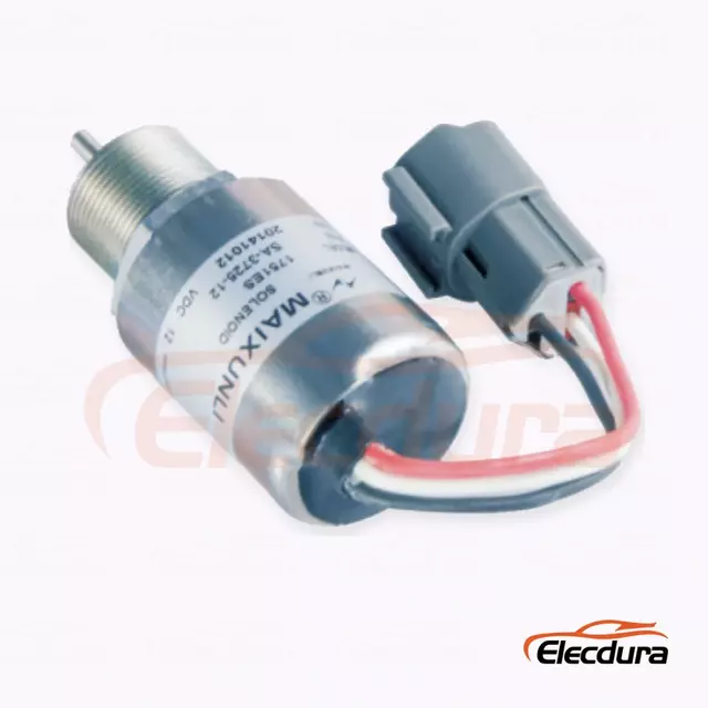 Elektrozaw&oacute;r odcinający dopływ paliwa SA-3725-12 1751ES do silnik&oacute;w wysokoprężnych Mitsubishi S3L2, S4L2 i L3E